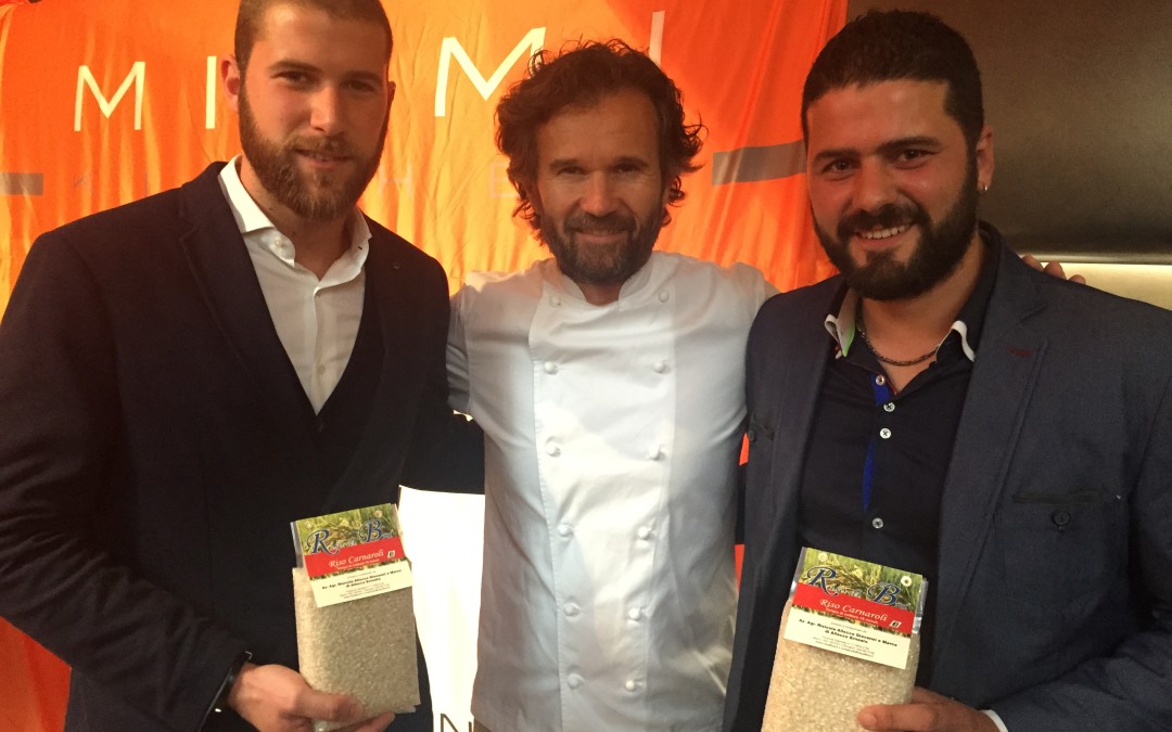 Cracco sceglie il Riso di Bra per lo showcooking.